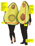 Rasta Imposta Avocado Couples Costume, Adult One Size GC6398 View 4
