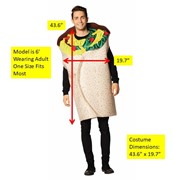 Rasta Imposta Deluxe Burrito Costume, Adult One Size 1849 View 4