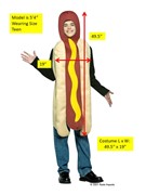 Rasta Imposta Hot Dog Costume, Teen One Size 603 View 4