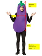 Rasta Imposta Eggplant Costume, Adult One Size GC6311 View 4