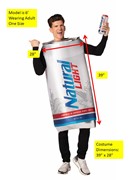 Rasta Imposta Natural Light Beer Can Costume, Adult One Size 1479 View 4