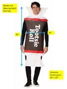 Rasta Imposta Tootsie Roll Tunic Halloween Costume, Adult One Size GC4258 View 4