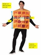 Rasta Imposta Get Real Waffle Halloween Costume, Adult One Size GC6313 View 4