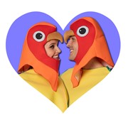Rasta Imposta Love Birds Couples Halloween Costume, Adult One Size GC6376 View 4
