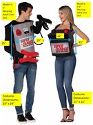 Rasta Imposta Battery & Jumper Cables Couples Halloween Costume, Adult One Size GC6377 View 4