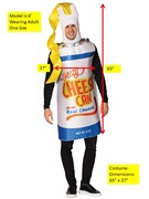 Rasta Imposta Cheezy Cheese Spray Can Halloween Costume, Adult One Size 7062 View 4
