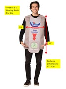 Rasta Imposta Hand Sanitizer Wall Dispenser Halloween Costume, Adult One Size GC6591 View 4