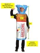 Rasta Imposta Loaf of Bread Costume, Adult One Size 1663 View 4