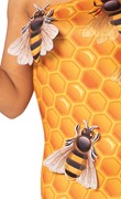 Rasta Imposta Honey Comb Dress Costume, Women's Size 4-8 GC6406 View 4