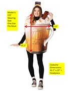 Rasta Imposta Pumpkin Spice Latte Costume, Adult One Size GC1666 View 4