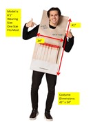 Rasta Imposta Book of Matches Costume, Adult One Size GC2160 View 4