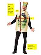 Rasta Imposta Caesar Dressing Bottle Costume, Adult One Size GC2162 View 4