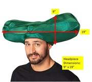 Rasta Imposta Pickle Hat Costume, Adult One Size 1575 View 4