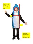 Rasta Imposta Ultimate Blue Shark Kids Costume, Size 7-10 1207-710 View 4