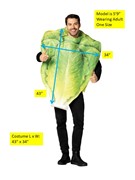 Rasta Imposta Romaine Lettuce Leaf Halloween Costume, Adult One Size GCR7801 View 4
