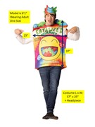 Rasta Imposta Eataweed Gummies Halloween Costume, Adult One Size 1175 View 4