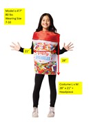 Rasta Imposta Party Sprinkles Halloween Costume, Child Size 7-10 R1771-710 View 4
