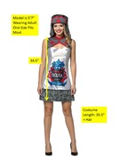 Rasta Imposta Vodka Dress Halloween Costume, Women's Size M-L (8-10) GC7599 View 4