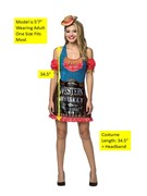Rasta Imposta Whiskey Dress Halloween Costume, Women's Size M-L (8-10) GC7595 View 4