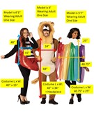 Rasta Imposta Ruby Slipper, Lion & Rainbow Halloween Group Costume, Adult One Size 20034 View 4