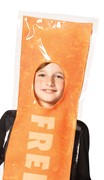 Rasta Imposta FREE-Z Orange Ice Pop Halloween Costume, Child Size 7-10 R1360-710 View 4