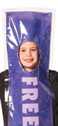 Rasta Imposta FREE-Z Purple Ice Pop Halloween Costume, Child Size 7-10 R1361-710 View 4