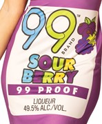 Rasta Imposta 99 Sour Berry Dress Costume, Women's Size 2-8 R1394-SM View 4