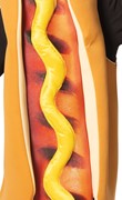 Rasta Imposta Ultimate Grilled Hot Dog Halloween Costume, Child Size 7-10 R1295-710 View 4