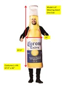 Rasta Imposta Corona Extra Bottle & Giant Lime Slice Couple Halloween Costume, Adult One Size 20063 View 4