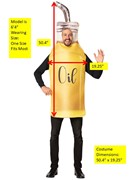 Rasta Imposta Olive Oil Drizzle Bottle Halloween Costume, Adult One Size 1660 View 4