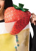 Rasta Imposta Champagne Flute Glass & Get Real Strawberry Couple Halloween Costume, One Size 20089 View 4
