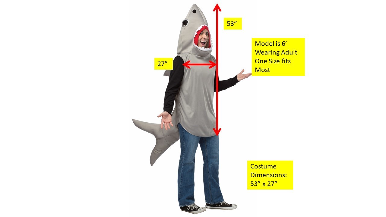 Sand Shark Costumes | Hoodie Dress | Rasta Imposta