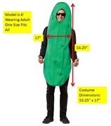 Rasta Imposta Pickle Costume, Adult One Size 6544 View 5
