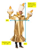 Rasta Imposta Candelabra Halloween Costume, Adult One Size GC5795 View 5