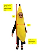 Rasta Imposta Ultimate Banana Halloween Costume, Child Size 3-4 1210-34 View 5