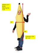 Rasta Imposta Ultimate Banana Halloween Costume, Child Size 7-10 1210-710 View 5