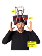 Rasta Imposta Binder Clip Hat Costume, Adult One Size 1506 View 5