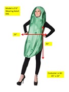 Rasta Imposta Ultimate Pickle Halloween Costume, Green, Adult Size XXS 1209-XXS View 5