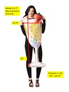 Rasta Imposta Champagne Flute Glass Halloween Costume, Adult One Size GCR1262 View 5