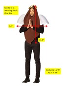 Rasta Imposta Holy Shit Halloween Costume, Adult One Size R1323-OS View 5