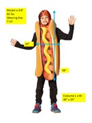Rasta Imposta Ultimate Grilled Hot Dog Halloween Costume, Child Size 7-10 R1295-710 View 5