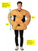 Rasta Imposta Yellow Mustard & Bendable Pretzel Couple Costume, Adult One Size 10162 View 5