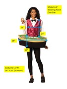 Rasta Imposta Poker Dealer w. Table Halloween Costume, Adult One Size GCR7406 View 6