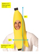 Rasta Imposta Banana Peel Headpiece Halloween Costume, Adult One Size R1354-OS View 6