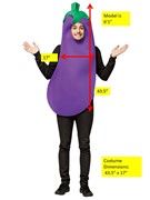 Rasta Imposta Eggplant & Peach Couple Halloween Costume, Adult One Size 20055 View 6