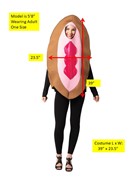 Rasta Imposta Brown Vagina Halloween Costume, Adult One Size R1275-OS View 6