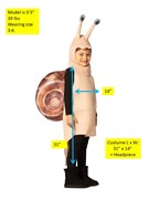 Rasta Imposta Snail Halloween Costume, Child Size 3-6 R1335-36 View 6