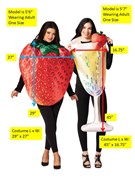 Rasta Imposta Champagne Flute Glass & Get Real Strawberry Couple Halloween Costume, One Size 20089 View 8