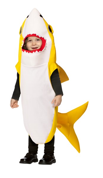 Yellow Shark Costume Baby Size 12-24 Months