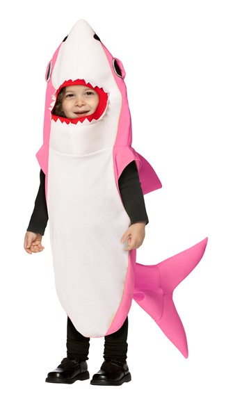 Pink Shark Costume, Baby Size 12-24 Months